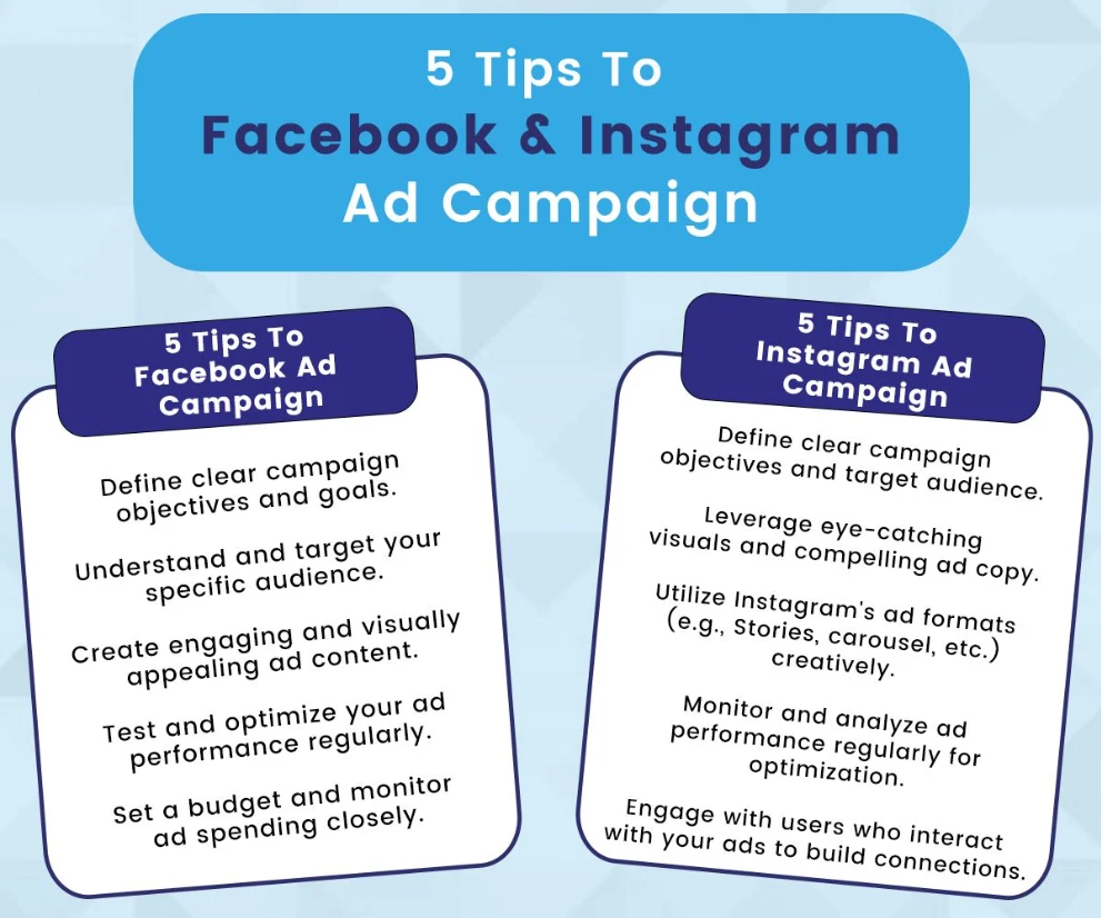 Steps to create effective Facebook and Instagram ad campaigns