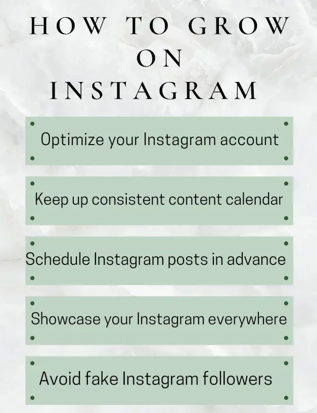 how to grow on instagram